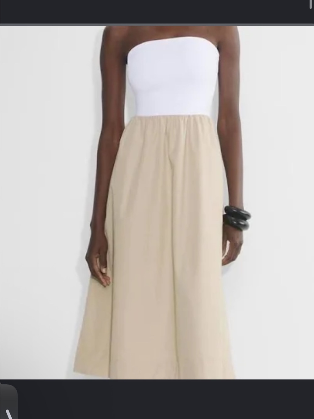 Aritzia babaton fluid poplin midi dress